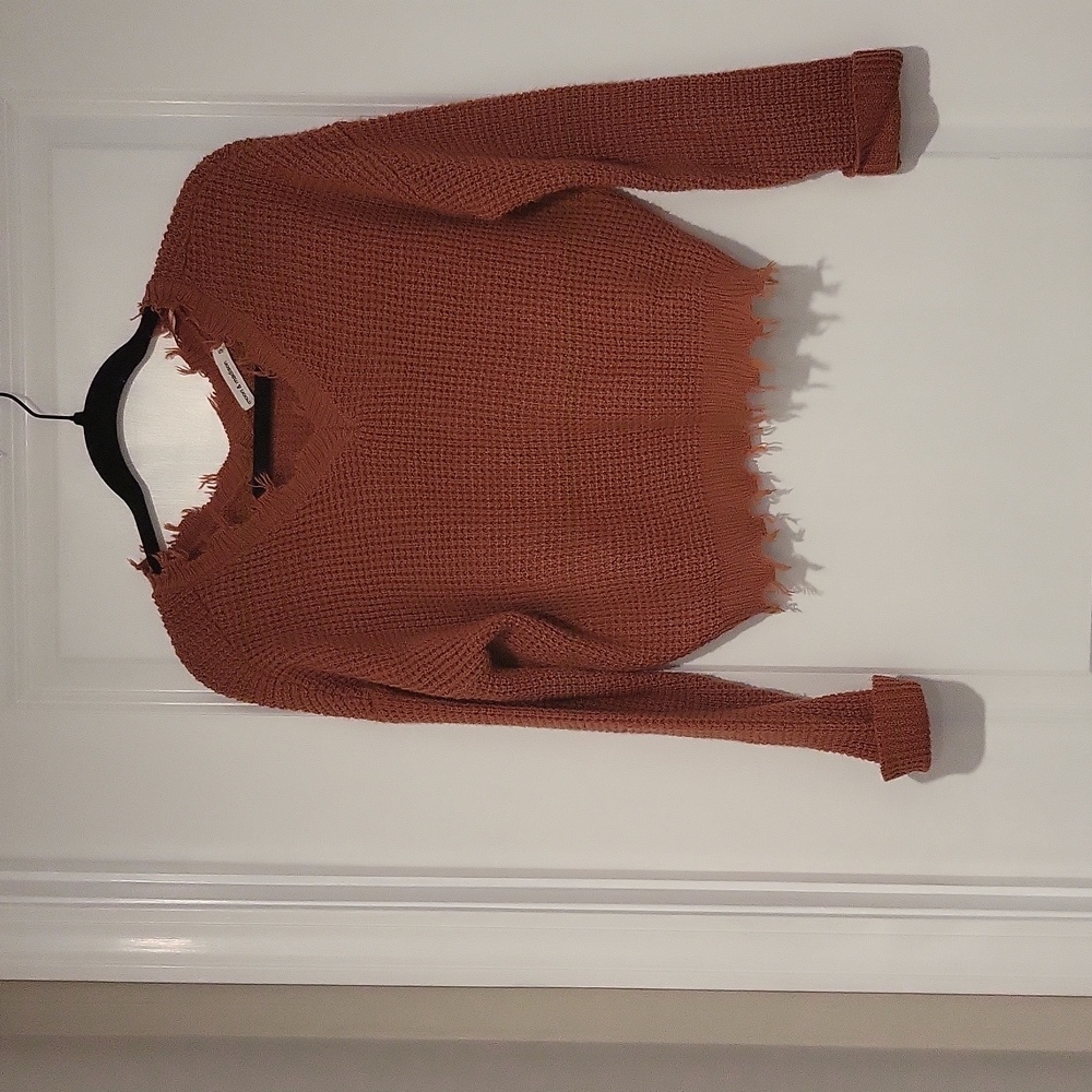 Burnt Orange Soft Sweater